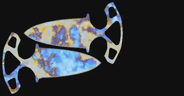 Shadow Daggers Case Hardened seed 130 playside