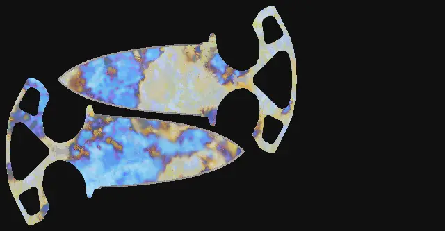 Shadow Daggers Case Hardened seed 255 playside