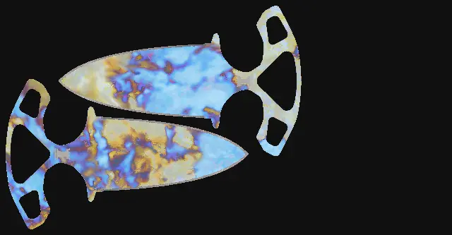 Shadow Daggers Case Hardened seed 4 playside