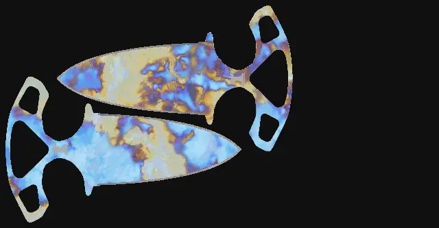 Shadow Daggers Case Hardened seed 428 playside