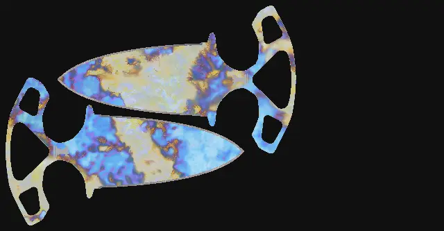 Shadow Daggers Case Hardened seed 429 playside