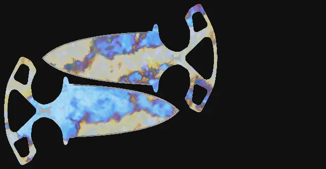 Shadow Daggers Case Hardened seed 501 playside