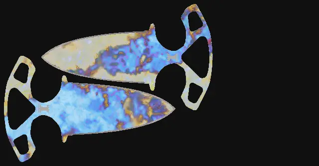 Shadow Daggers Case Hardened seed 505 playside