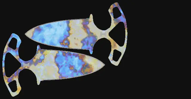 Shadow Daggers Case Hardened seed 569 playside