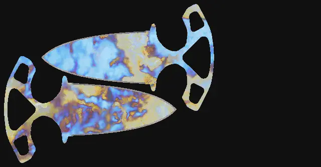 Shadow Daggers Case Hardened seed 679 playside