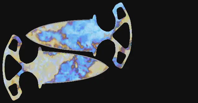 Shadow Daggers Case Hardened seed 706 playside