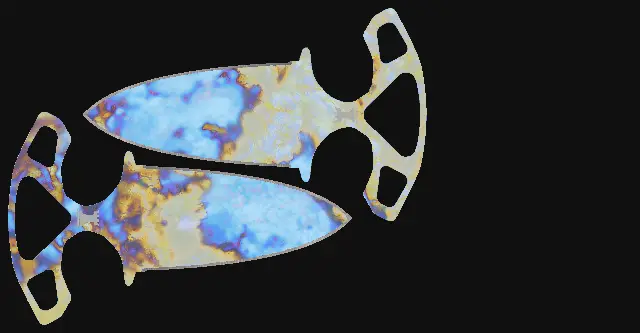 Shadow Daggers Case Hardened seed 776 playside