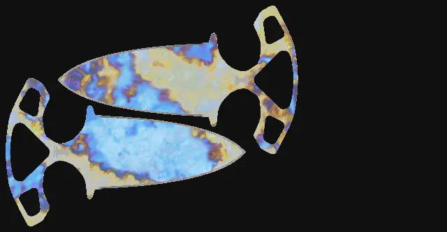 Shadow Daggers Case Hardened seed 80 playside