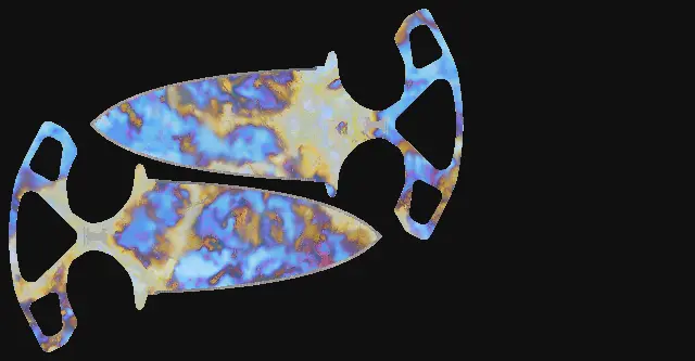 Shadow Daggers Case Hardened seed 870 playside