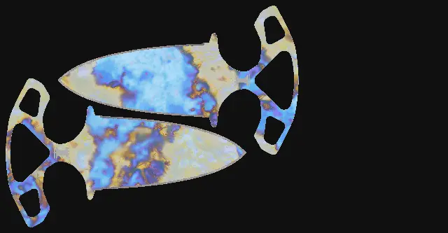 Shadow Daggers Case Hardened seed 88 playside