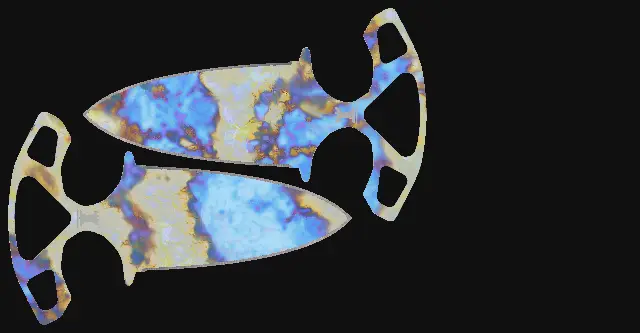 Shadow Daggers Case Hardened seed 916 playside