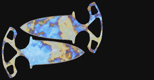 Shadow Daggers Case Hardened seed 933 playside