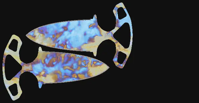 Shadow Daggers Case Hardened seed 986 playside