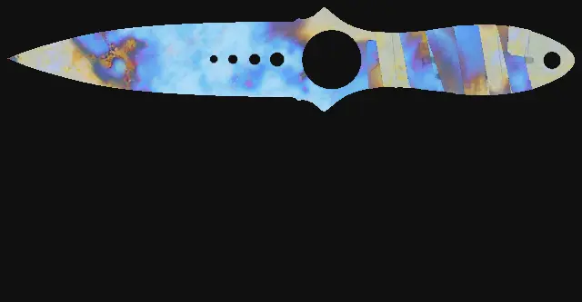 Skeleton Knife Case Hardened seed 116 playside