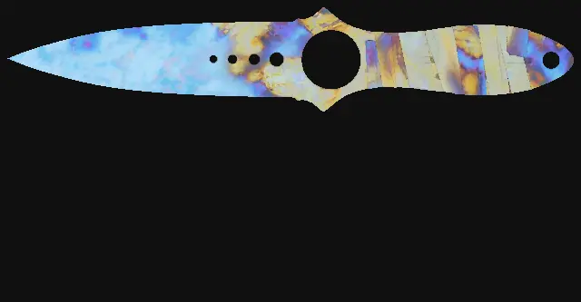 Skeleton Knife Case Hardened seed 13 playside