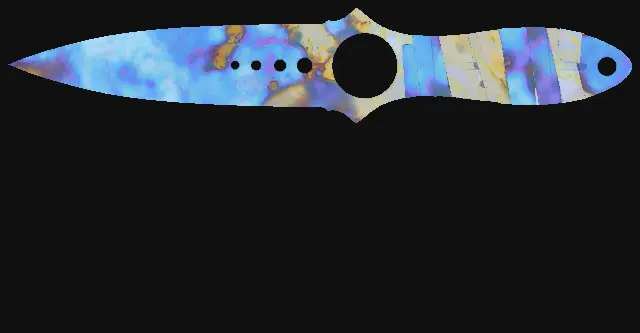 Skeleton Knife Case Hardened seed 236 playside