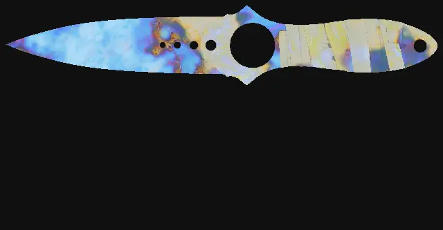 Skeleton Knife Case Hardened seed 429 playside