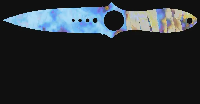 Skeleton Knife Case Hardened seed 468 playside