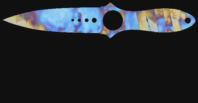 Skeleton Knife Case Hardened seed 50 playside
