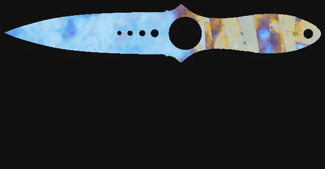 Skeleton Knife Case Hardened seed 557 playside