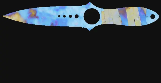 Skeleton Knife Case Hardened seed 56 playside