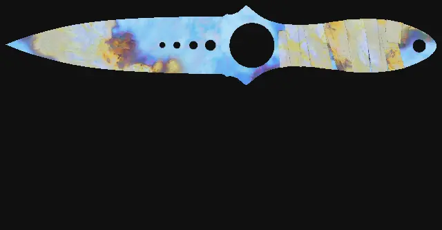 Skeleton Knife Case Hardened seed 576 playside