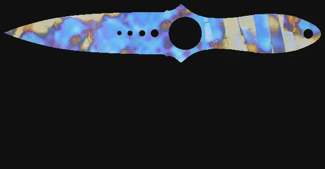 Skeleton Knife Case Hardened seed 623 playside