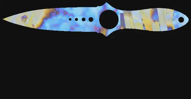 Skeleton Knife Case Hardened seed 780 playside