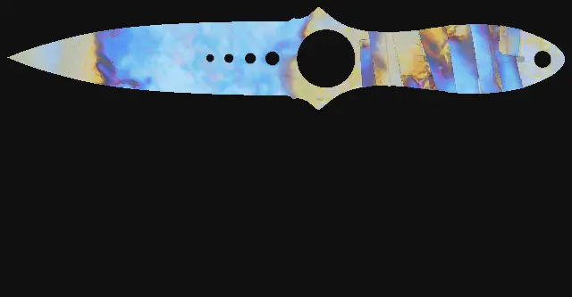 Skeleton Knife Case Hardened seed 850 playside