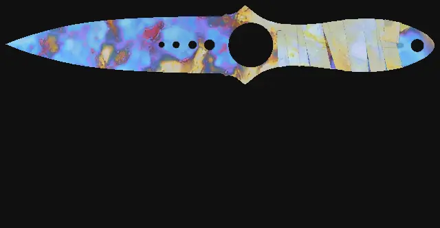 Skeleton Knife Case Hardened seed 874 playside