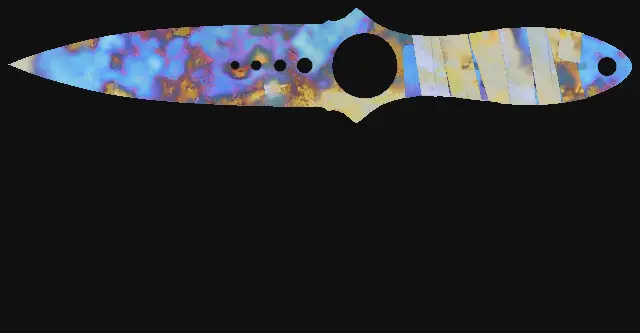 Skeleton Knife Case Hardened seed 937 playside