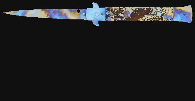 Stiletto Knife Case Hardened seed 151 playside