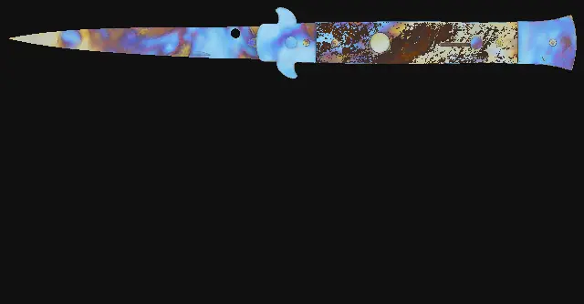 Stiletto Knife Case Hardened seed 189 playside