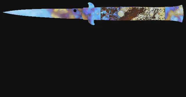 Stiletto Knife Case Hardened seed 463 playside