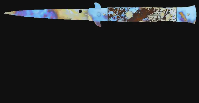 Stiletto Knife Case Hardened seed 470 playside