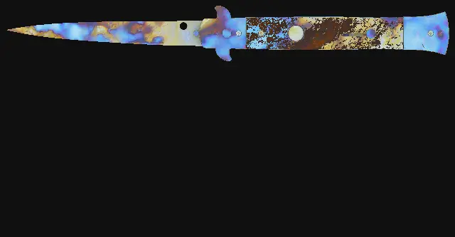 Stiletto Knife Case Hardened seed 571 playside