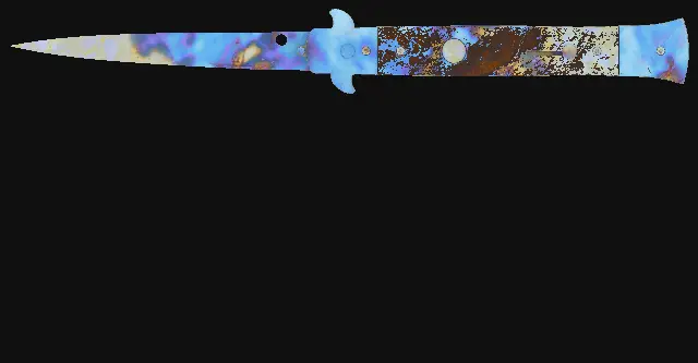 Stiletto Knife Case Hardened seed 690 playside