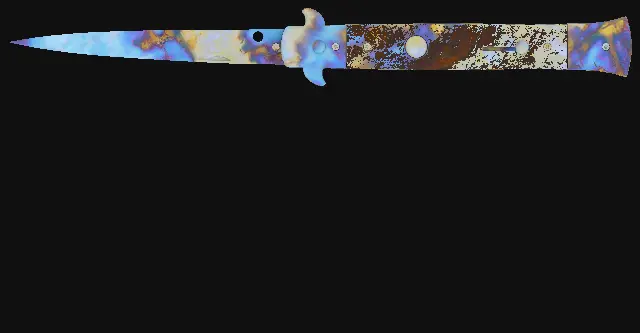 Stiletto Knife Case Hardened seed 782 playside