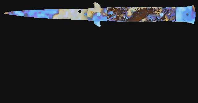 Stiletto Knife Case Hardened seed 922 playside