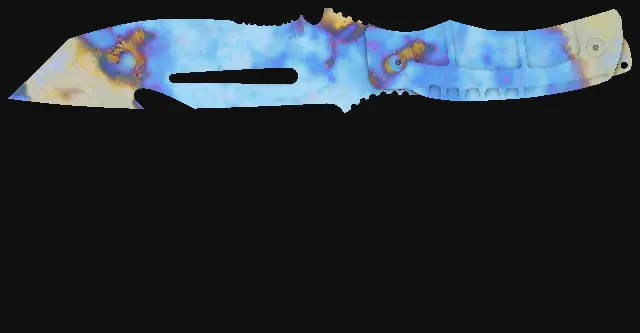 Survival Knife Case Hardened seed 116 playside