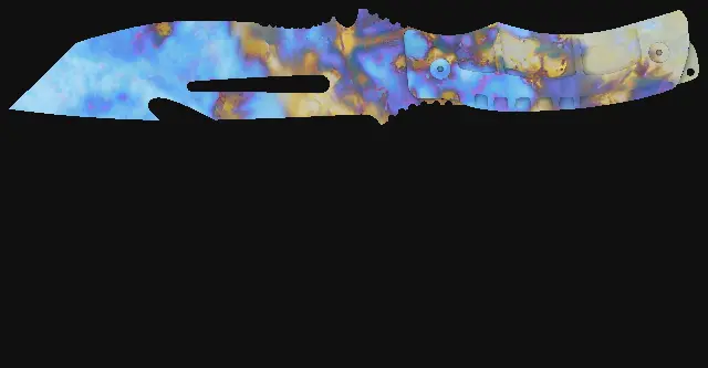 Survival Knife Case Hardened seed 126 playside