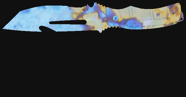Survival Knife Case Hardened seed 13 playside