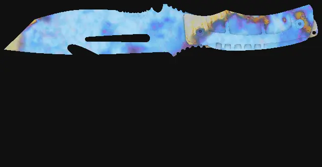 Survival Knife Case Hardened seed 14 playside