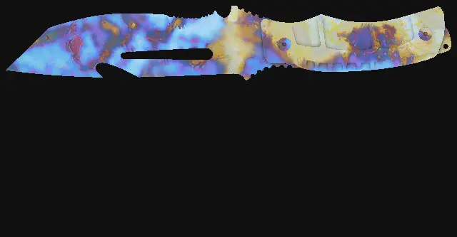 Survival Knife Case Hardened seed 140 playside
