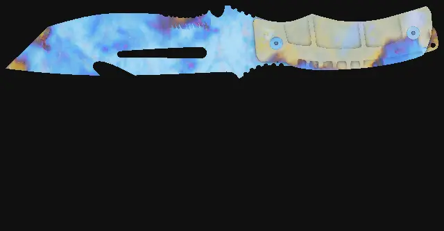 Survival Knife Case Hardened seed 180 playside