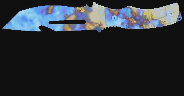 Survival Knife Case Hardened seed 278 playside