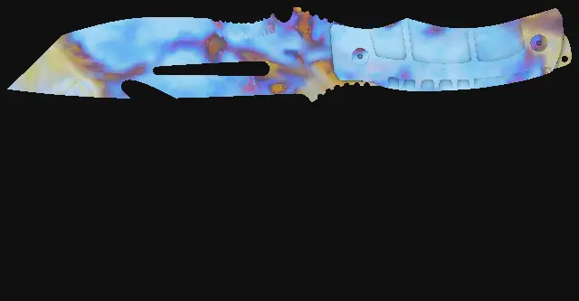 Survival Knife Case Hardened seed 334 playside