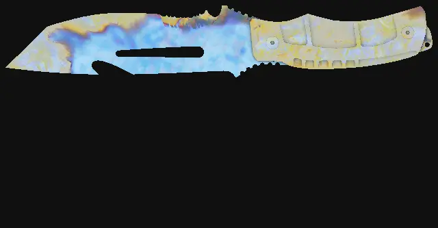 Survival Knife Case Hardened seed 345 playside