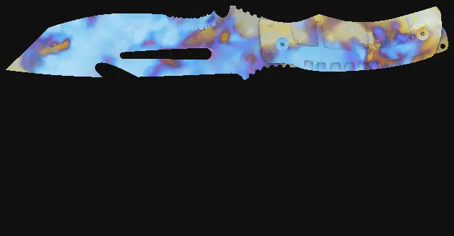 Survival Knife Case Hardened seed 383 playside