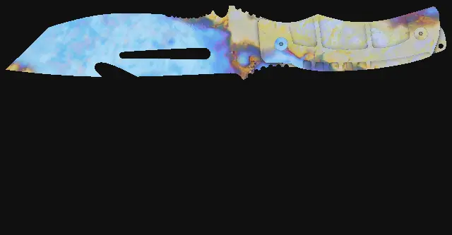 Survival Knife Case Hardened seed 447 playside